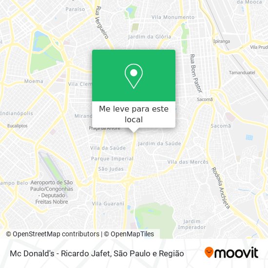 Mc Donald's - Ricardo Jafet mapa