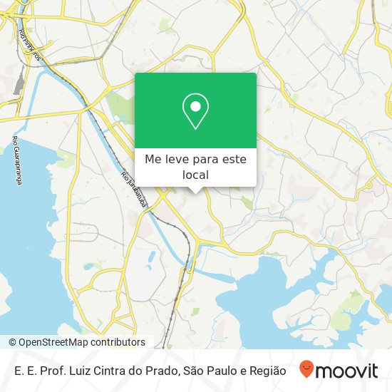 E. E. Prof. Luiz Cintra do Prado, Rua João Ferreira de Abreu, 321 Campo Grande São Paulo-SP 04445-140 mapa
