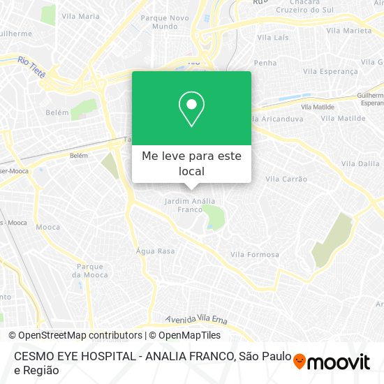 CESMO EYE HOSPITAL - ANALIA FRANCO mapa