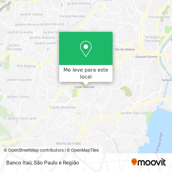 Banco Itaú mapa