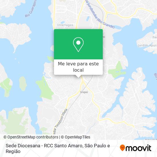 Sede Diocesana - RCC Santo Amaro mapa