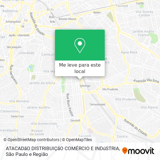 ATACADãO DISTRIBUIÇãO COMÉRCIO E INDúSTRIA mapa