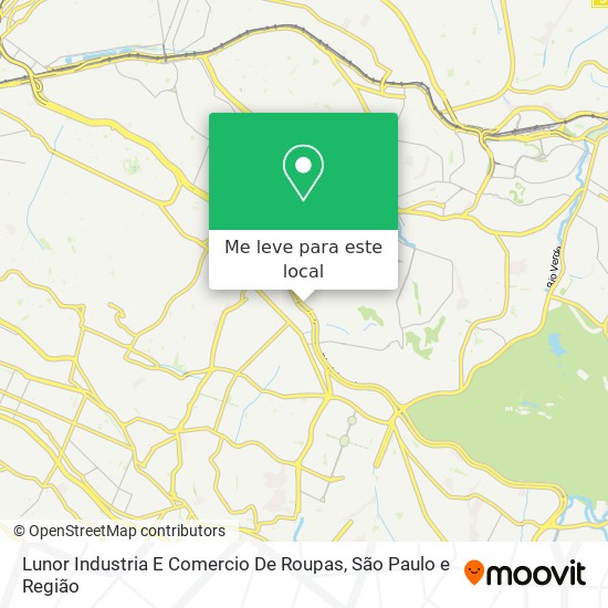 Lunor Industria E Comercio De Roupas mapa