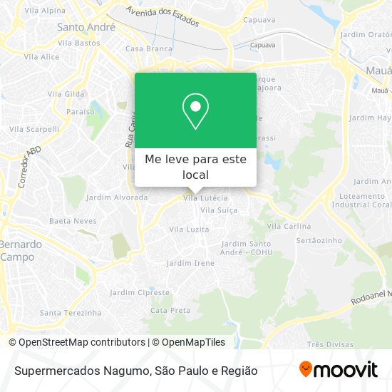 Supermercados Nagumo mapa