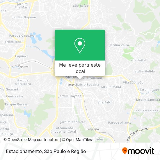 Estacionamento mapa