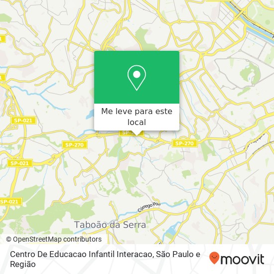 Centro De Educacao Infantil Interacao, Rua Engenheiro Roberto Frade Monte, 101 Raposo Tavares São Paulo-SP 05545-190 mapa