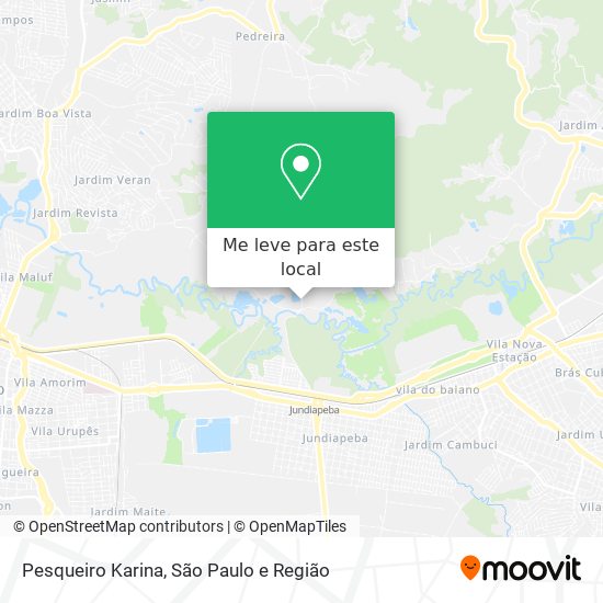 Pesqueiro Karina mapa