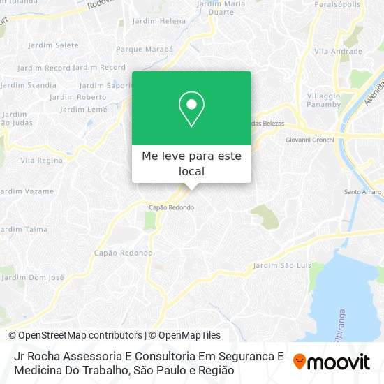 Jr Rocha Assessoria E Consultoria Em Seguranca E Medicina Do Trabalho mapa