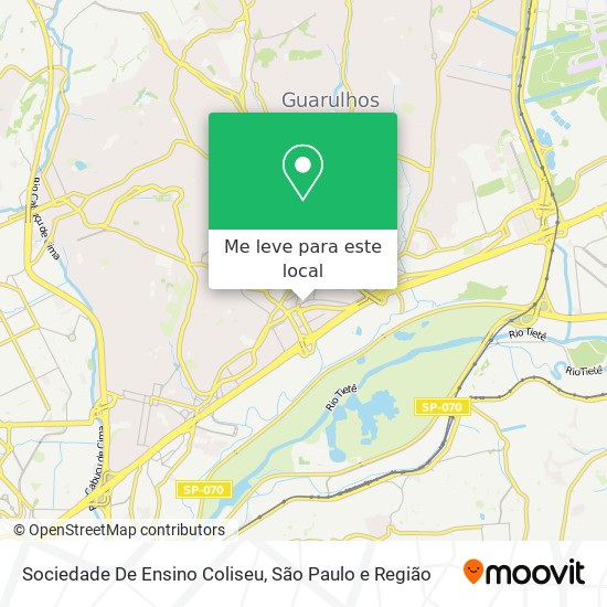 Sociedade De Ensino Coliseu mapa