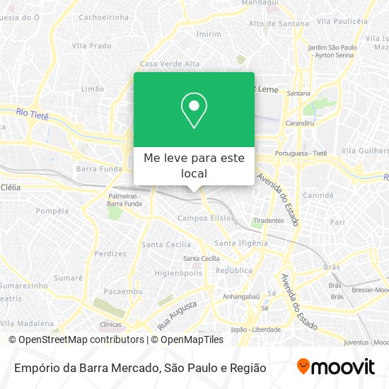 Empório da Barra Mercado mapa