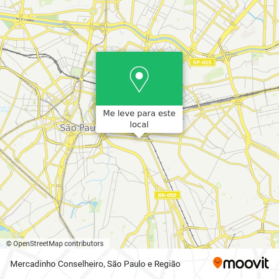 Mercadinho Conselheiro mapa