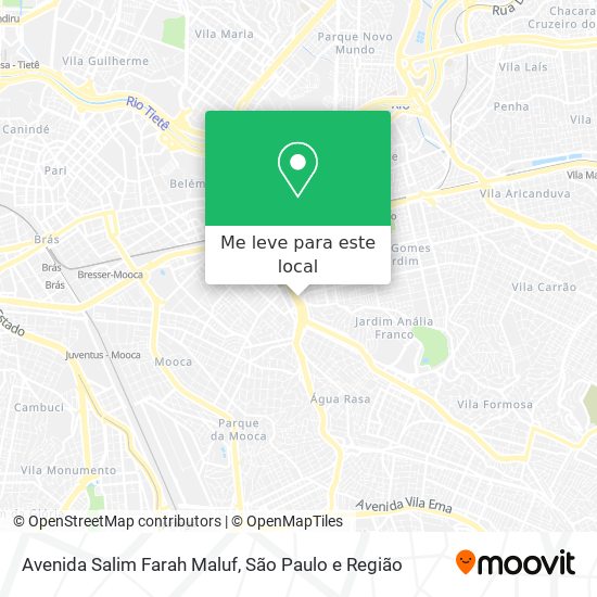 Avenida Salim Farah Maluf mapa