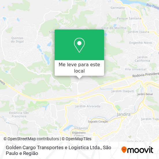 Golden Cargo Transportes e Logistica Ltda. mapa