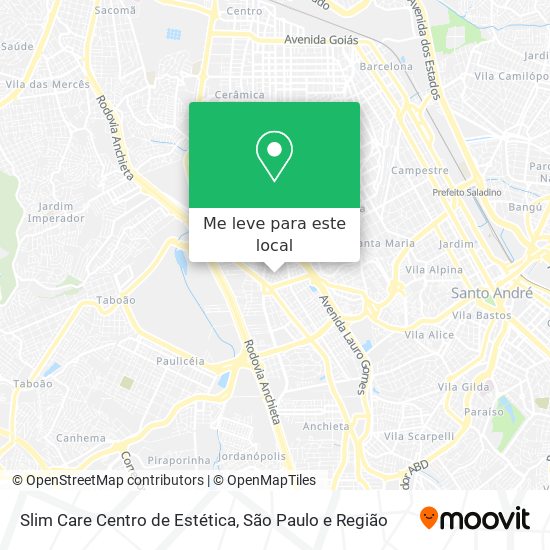 Slim Care Centro de Estética mapa