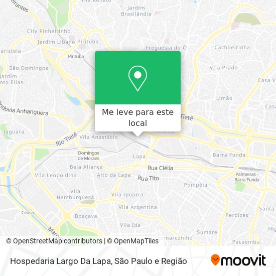 Hospedaria Largo Da Lapa mapa