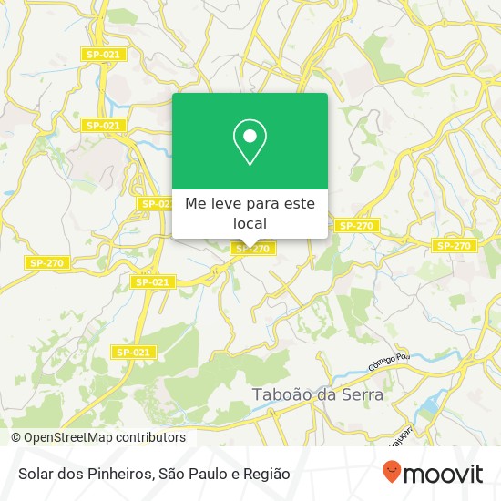 Solar dos Pinheiros, Rodovia Raposo Tavares Raposo Tavares São Paulo-SP 05576-000 mapa