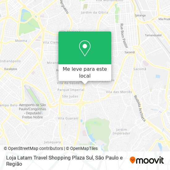 Loja Latam Travel Shopping Plaza Sul mapa