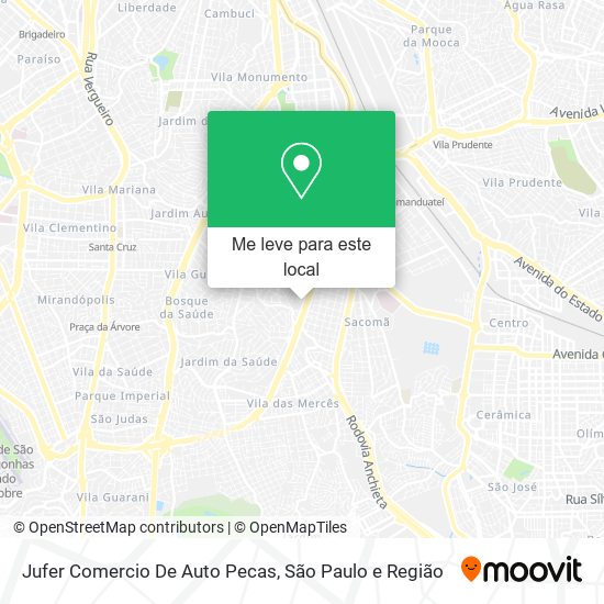 Jufer Comercio De Auto Pecas mapa