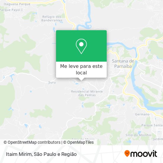 Itaim Mirim mapa
