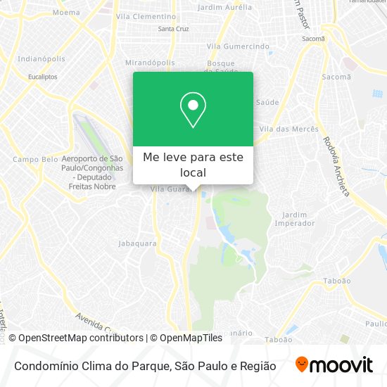 Condomínio Clima do Parque mapa