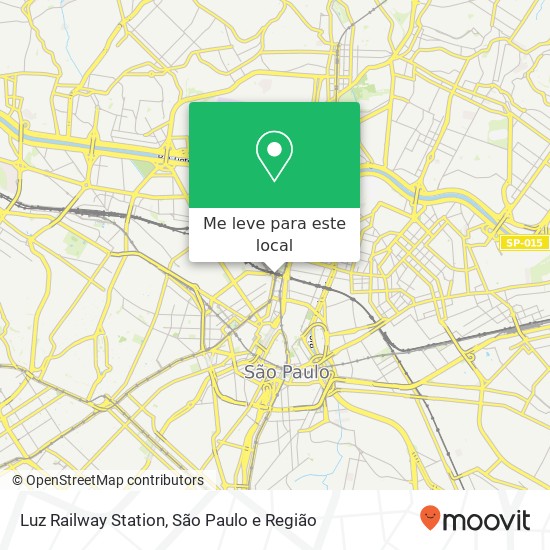 Luz Railway Station mapa