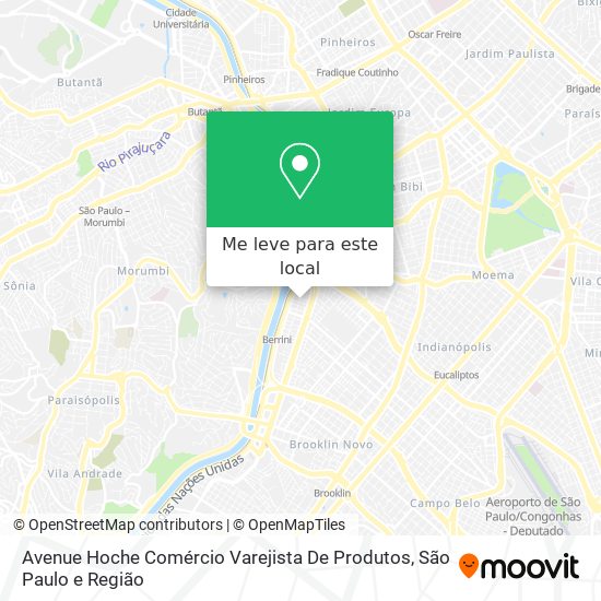 Avenue Hoche Comércio Varejista De Produtos mapa