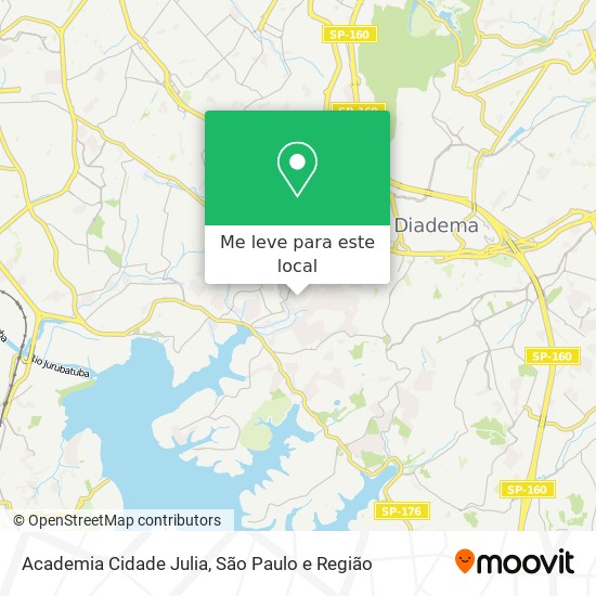 Academia Cidade Julia mapa