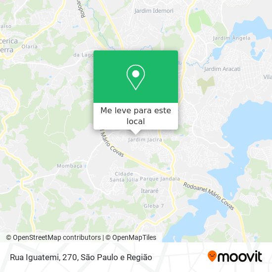 Rua Iguatemi, 270 mapa