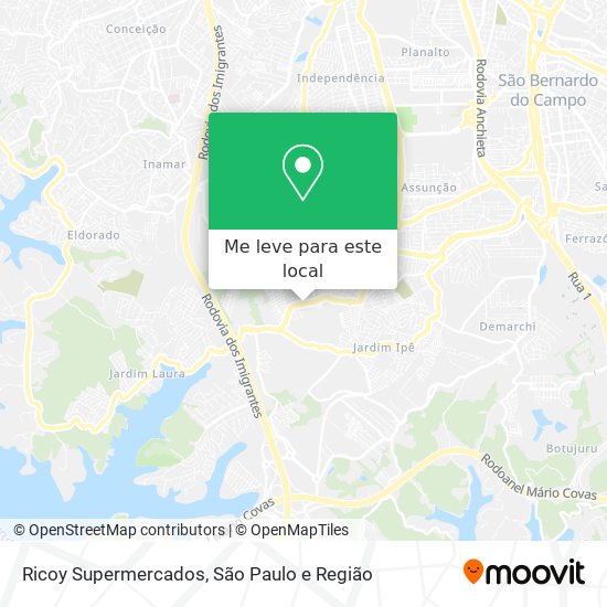 Ricoy Supermercados mapa