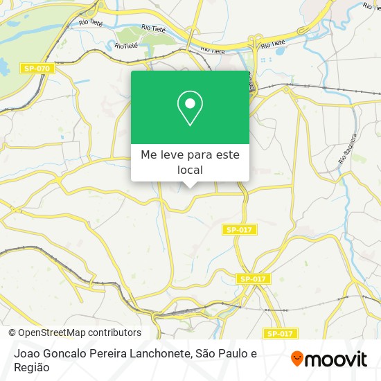 Joao Goncalo Pereira Lanchonete mapa
