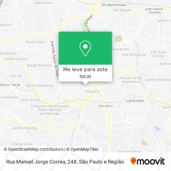 Rua Manuel Jorge Correa, 248 mapa