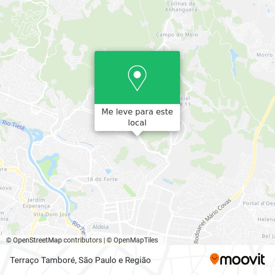 Terraço Tamboré mapa