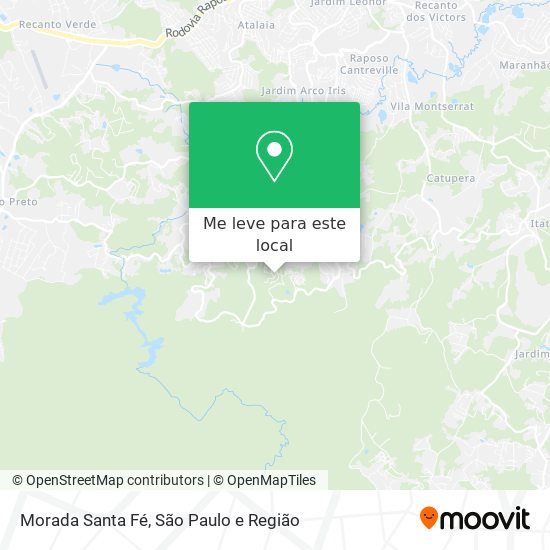 Morada Santa Fé mapa