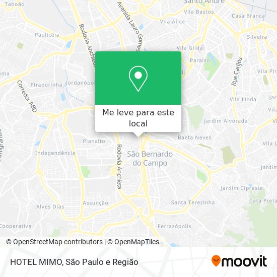 HOTEL MIMO mapa