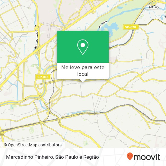 Mercadinho Pinheiro, Rua Enéias de Barros, 788 Penha São Paulo-SP 03613-000 mapa