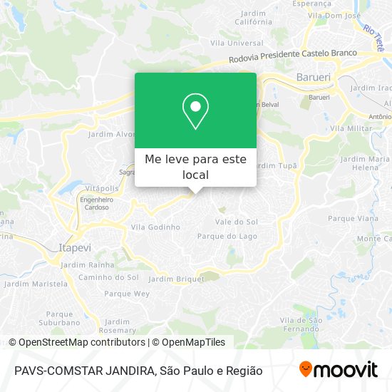 PAVS-COMSTAR JANDIRA mapa
