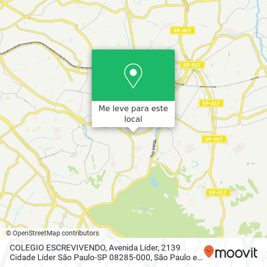 COLEGIO ESCREVIVENDO mapa