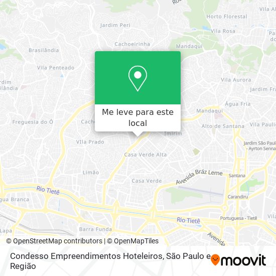 Condesso Empreendimentos Hoteleiros mapa
