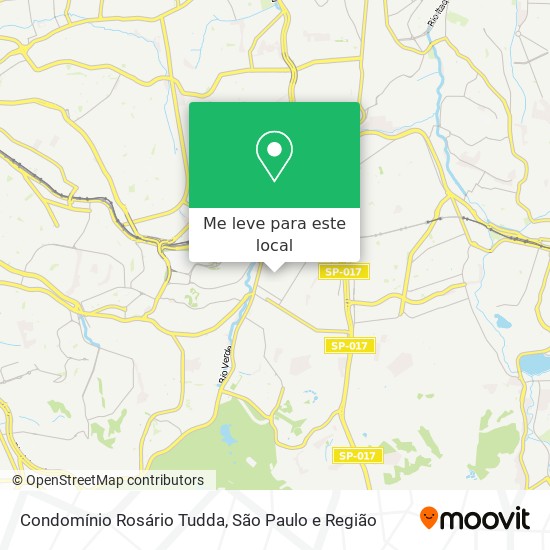 Condomínio Rosário Tudda mapa