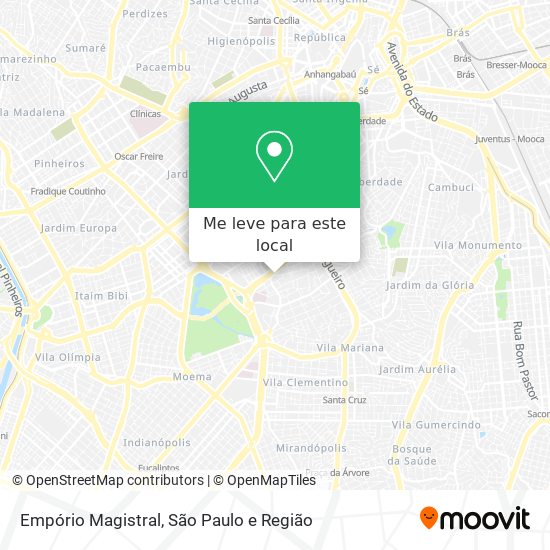 Empório Magistral mapa