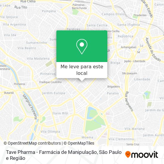 Tave Pharma - Farmácia de Manipulação mapa