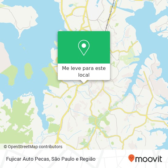 Fujicar Auto Pecas, Avenida Senador Teotônio Vilela, 4627 Cidade Dutra São Paulo-SP 04837-100 mapa