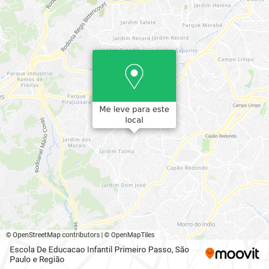 Escola De Educacao Infantil Primeiro Passo mapa