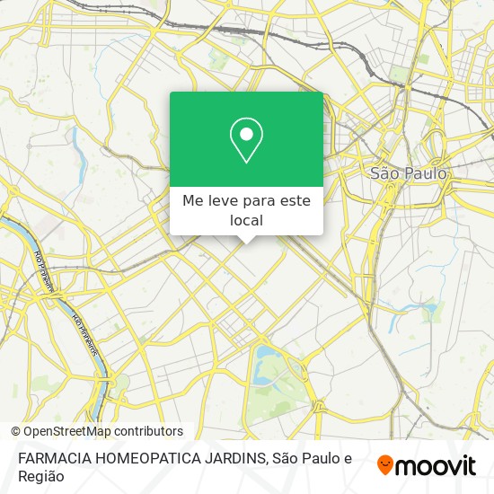 FARMACIA HOMEOPATICA JARDINS mapa