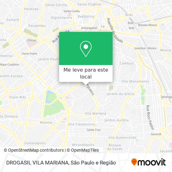 DROGASIL VILA MARIANA mapa