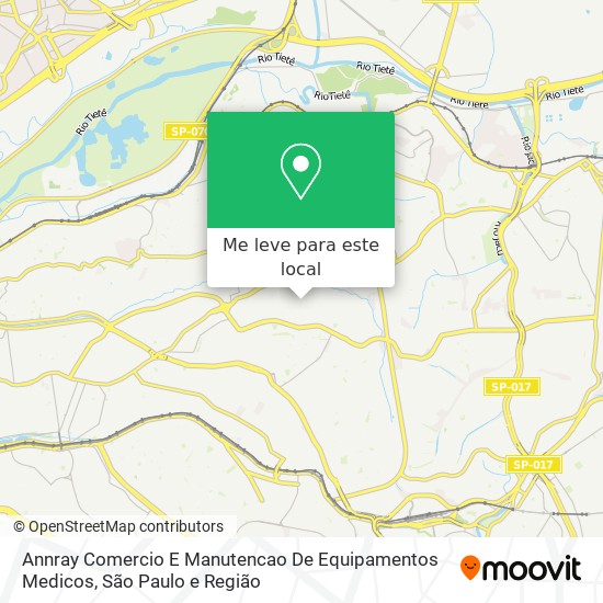 Annray Comercio E Manutencao De Equipamentos Medicos mapa