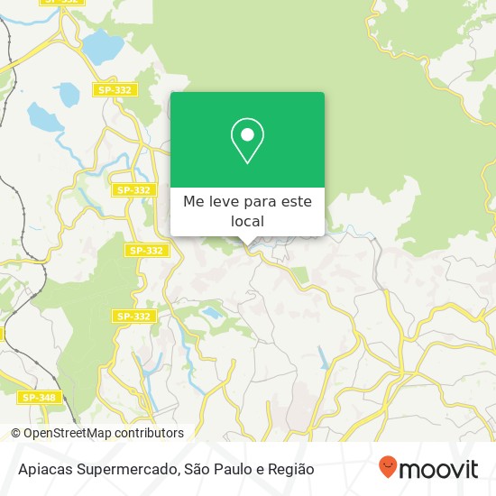 Apiacas Supermercado, Avenida Deputado Cantídio Sampaio, 4306 Brasilândia São Paulo-SP 02860-001 mapa