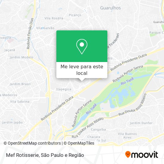 Mef Rotisserie mapa