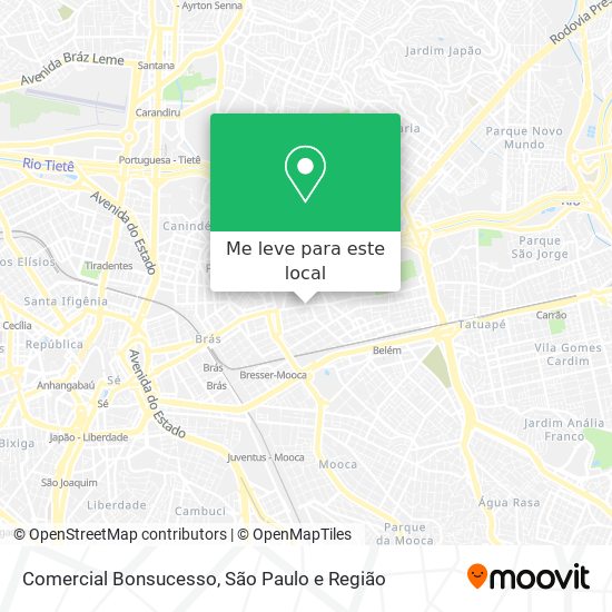 Comercial Bonsucesso mapa