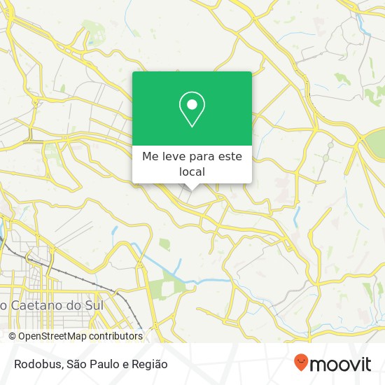 Rodobus, Rua Uhland, 1304 Sapopemba São Paulo-SP 03283-000 mapa